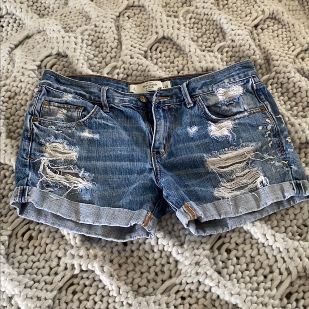 A&F boyfriend shorts